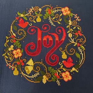 Christmas Joy Cross Stitch Pattern digital Format PDF - Etsy UK