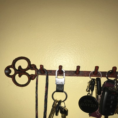 Cast Iron Key Rack, Classic Key Holder for Wall - Etsy