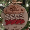 Personalized Stocking Ornament, Arcrylic Christmas Ornament