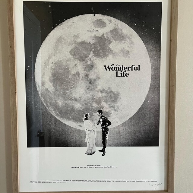 IT'S A WONDERFUL LIFE Inspired Poster, Art Print - 18 X 24