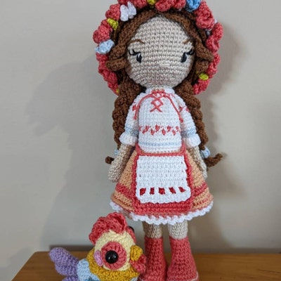 Friendy Lesia With Unbreakable Rooster From aradiyatoys - Etsy