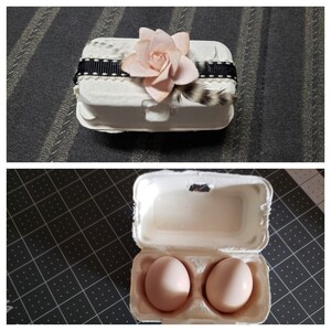 4pcs Heart shaped EGG Cartons egg boxes bathbomb packaging | Etsy