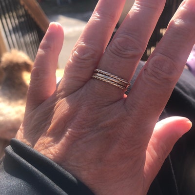 Gold Spoon Ring, Solid Gold Spoon Ring, Spoon Rings, Gold Spoon Ring ...