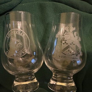 Custom Laser-etched Glencairn Scotch, Bourbon, or Whiskey Glasses - Etsy