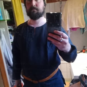 Viking Tunic Erik Medieval Cotton by Burgschneider - Etsy