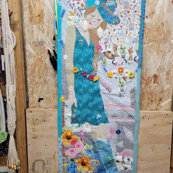 Miss Dee Ceased Collage Quilt Kit by Doris Rice Certified Collage Quilt ...