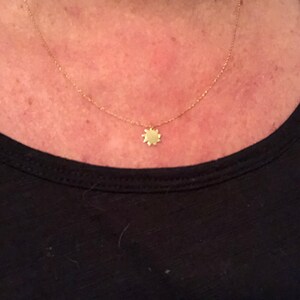 14k Yellow Gold Moon Cut Ball Bead Chain Italian Necklace