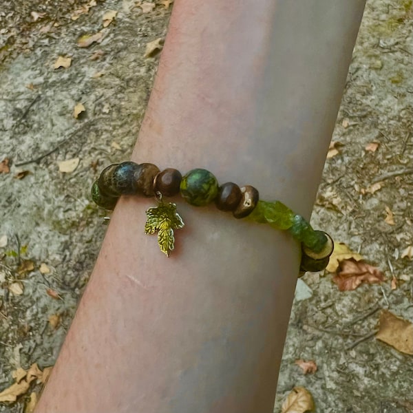 Christmas Forest Charm Bracelet