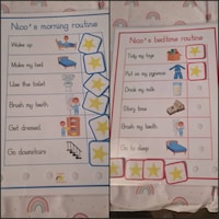Personalised Morning Routine Chart, Bedtime Routine, Daily Routine, SEN ...