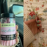 Shorty 53mm Pink Pre-rolled Cones 50 Count - Etsy