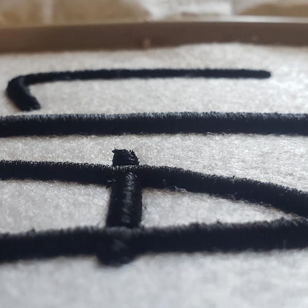 Rustic Charm 3D Puff Cursive Script Embroidery Font; 6 Sizes, Instant ...