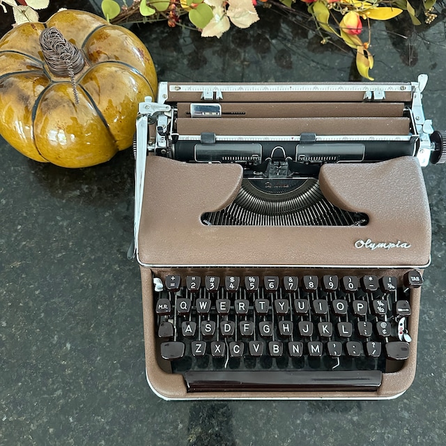 ZXNQ Métal Machine À Écrire Vintage, Mécanique Outil d'écriture - avec  Housse de Valise et Ruban Rouge Noir 30 * 30 * 10CM