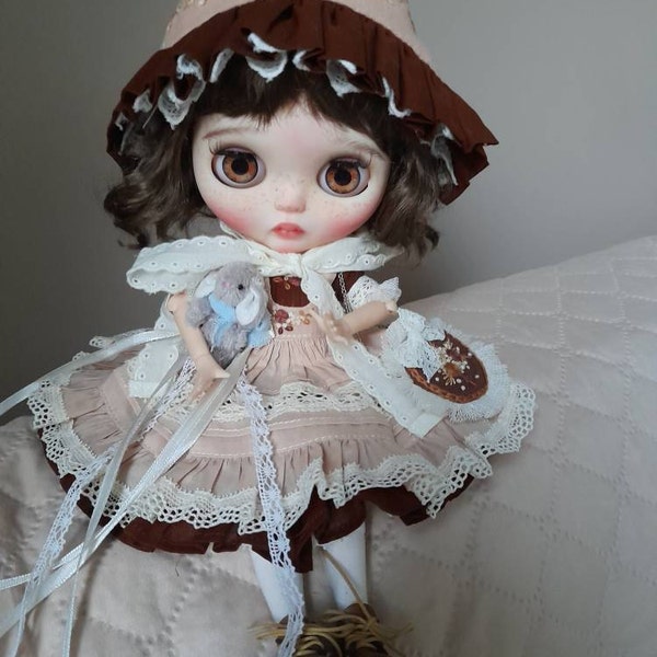 Custom Blythe Doll , Factory Joint Body Fake Base, White Skin, Come ...