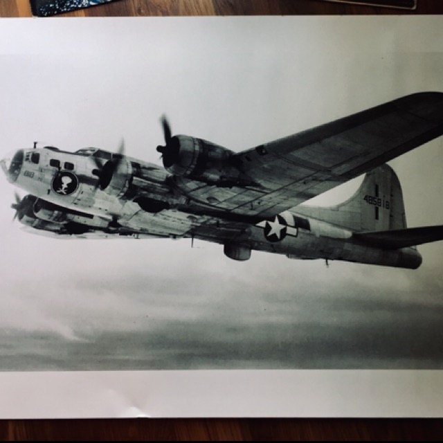 ボーイング B17 フライングフォートレス アメリカ ポスター 爆撃