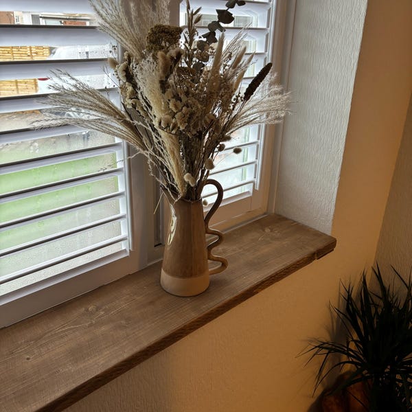 Rustic Window Sills | Reclaimed Wood | Window Ledge Shelf | Farmhouse ...