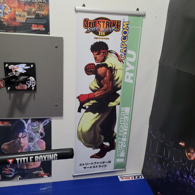 Street Fighter III 3rd Strike - RYU Arcade Video Game FLYER Banner