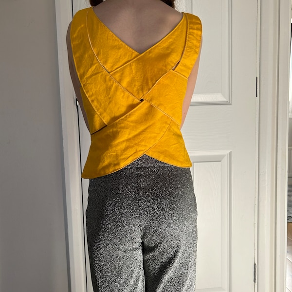 Girls Cross Back Top, Digital PDF Sewing Pattern, Instant Download ...