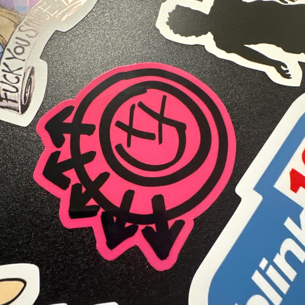Blink 182 Laptop Stickers | One More Time, Crappy Punk Rock, Blink ...