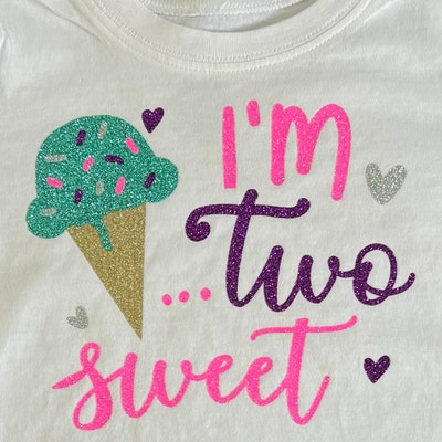 I'm Two Sweet Svg 2nd Birthday Svg Png Jpg Dxf 2nd - Etsy