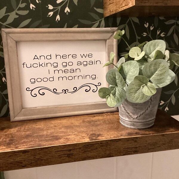 People in My Neighborhood Sign | Funny Wall Saying | Snarky Home Decor ...