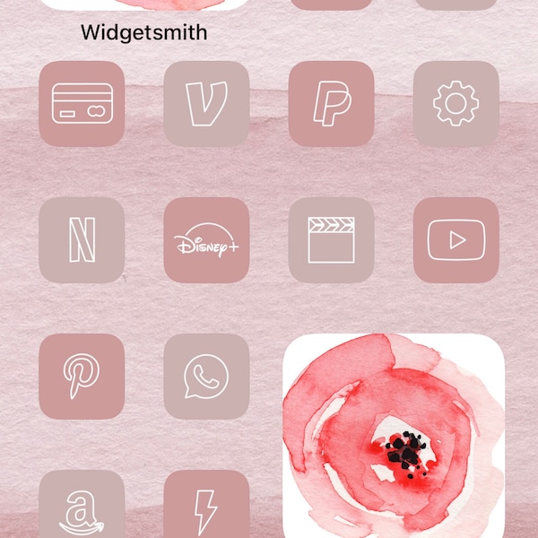 300 App Icons Ios 14, Ios Icon Set, iPhone Icon Aesthetic, Custom App ...