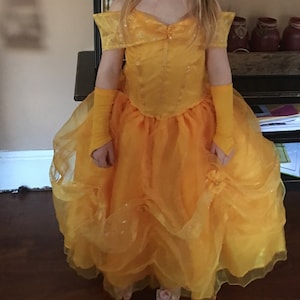 Princess Belle Dress For Birthday Costume Or Photo Shoot Belle Etsy Uk