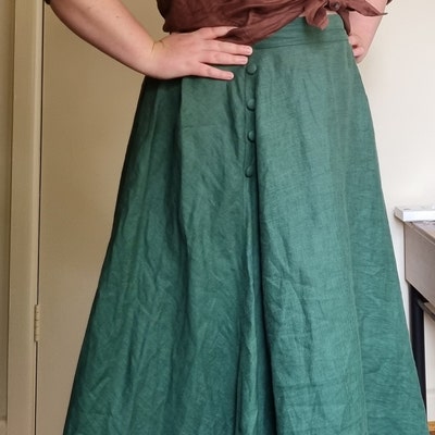 Set Skirt and Petticoat suffragette in Edwardian Vintage Style - Etsy