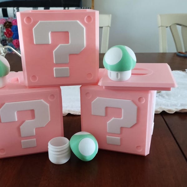 Nintendo Question Block Storage Lockable Mario Question Block: Personalized Storage Box & Piggy Bank - Etsy