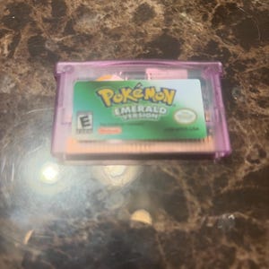 GBA ポケモン エメラルド バージョン 交換用ラベル デカール ホイル