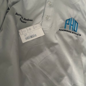 dri fit polo embroidered