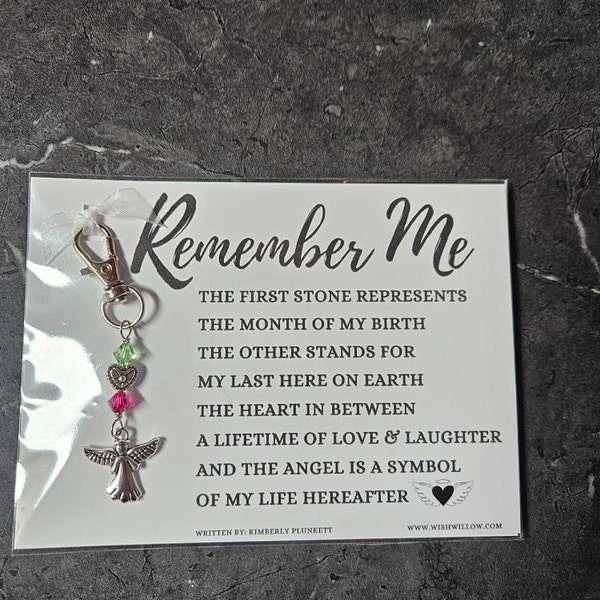 Dimes From Heaven Poem by K. Plunkett Keychain Gift Loss, Loved One ...