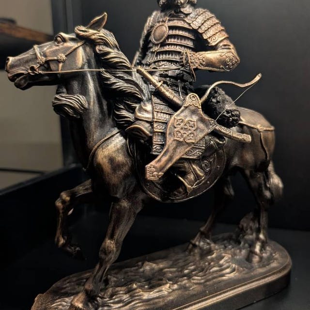 モンフォート　オリジナル　彫刻　人形　米軍騎兵 モンゴルの騎馬戦士の彫刻 - Etsy 日本