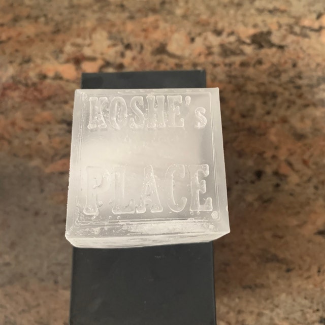 INITIALS/TEXT/EMOJI: Custom Ice Tray Cocktail Whiskey Ice -  in 2023