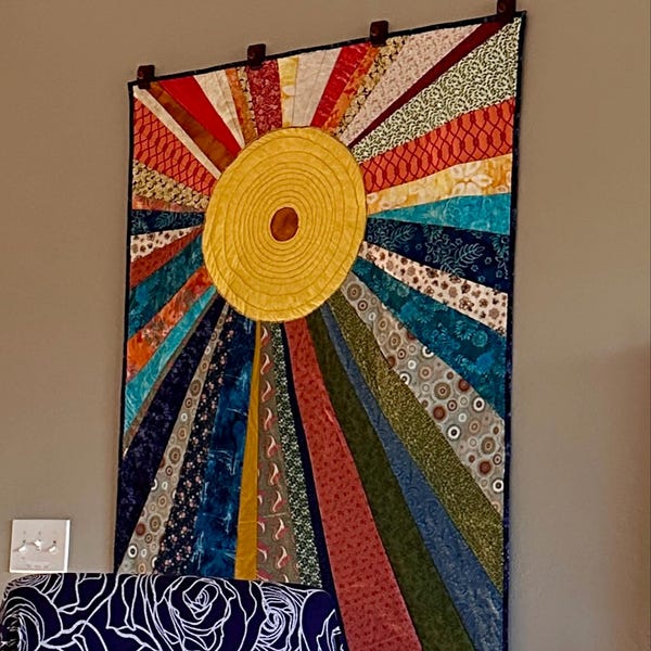 4 Small Tapestry Hangers for Walls, Quilt Hangers - Wooden Clamp Holder ...