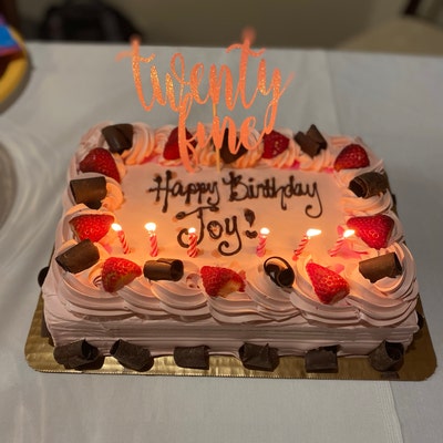 Twenty Fine Cake Topper/ 29th Birthday/ 25th Birthday - Etsy