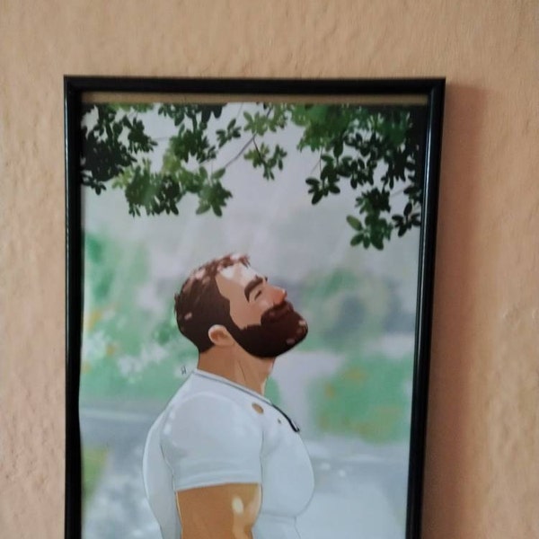 Teddy Riner JO Paris 2024 Poster Etsy