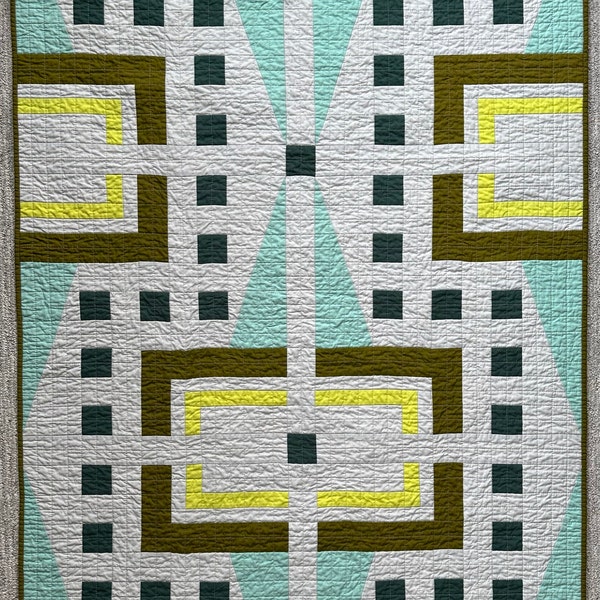 Grow Wild Modern Quilt Pattern | Digital Sewing Instructions | Beginner ...