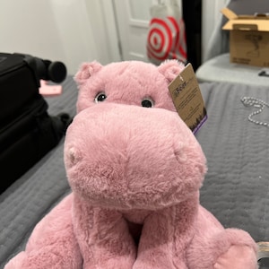 WEIGHTED HIPPO Stuffed Animal 15 to 16 Inches Super Soft - Etsy