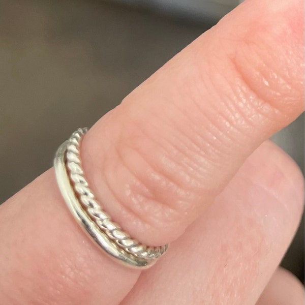 Stacking Rings, Midi Rings/ Sterling Silver/ Gold Filled - Etsy