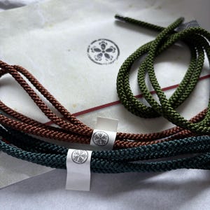 Silk Round Braided Cord Kumihimo 5mm Japanese Silk Cord 