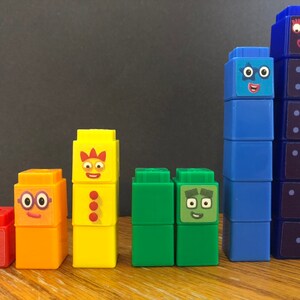 Numberblocks Stickers Half-Sheets 0 10 11 19 20 100 | Etsy