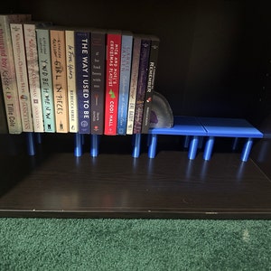 Library Book Risers Shelf Riser for Displaying Two Rows of Books on a Single Shelf ...