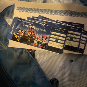 Seaworld Surprise Trip Reveal Tickets, Printable Surprise Sea World Ticket Template, Editable ...