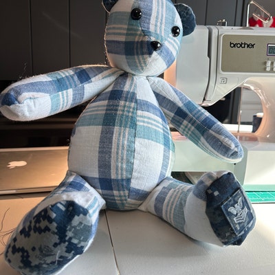 Simplicity A2115 Pattern Memory Bear Pattern Plush Sewing Pattern