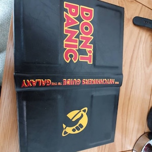 Hitchhiker's Guide to the Galaxy HHGTTG Book Replica 