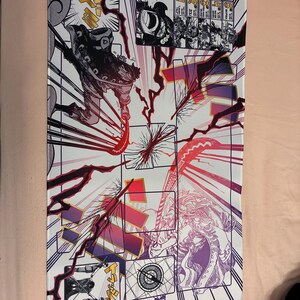 ロジャー対白ひげ マンガデザイン ワンピースTCGプレイマット