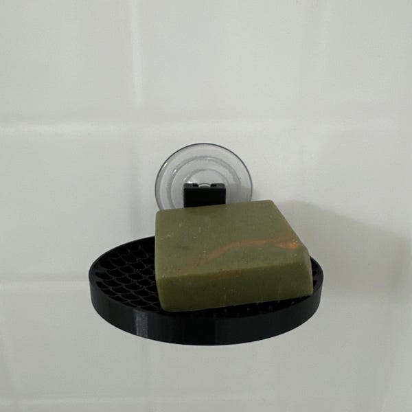 Suction Cup | Soap | Holder | Shower Soap Dish | Soap Saver | Draining ...