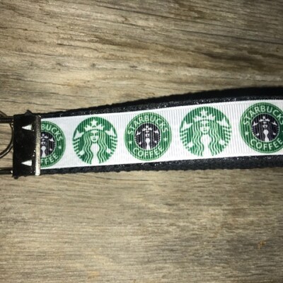 Coffee Dessert Printed Grosgrain Ribbon - White Cafe Treat Design Craft Ribbon Per Yard