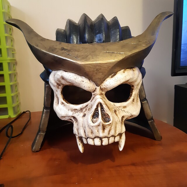 MK9 the Emperor shao Kahn Helmet Mask Costume/ Cosplay MKX