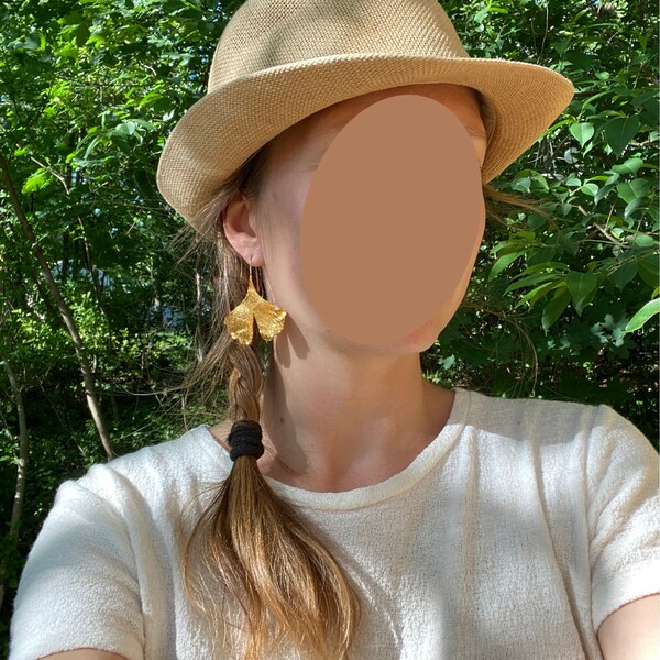 COOLSTEELANDBEYOND Donna Boho Foglia Ciondolo Collana